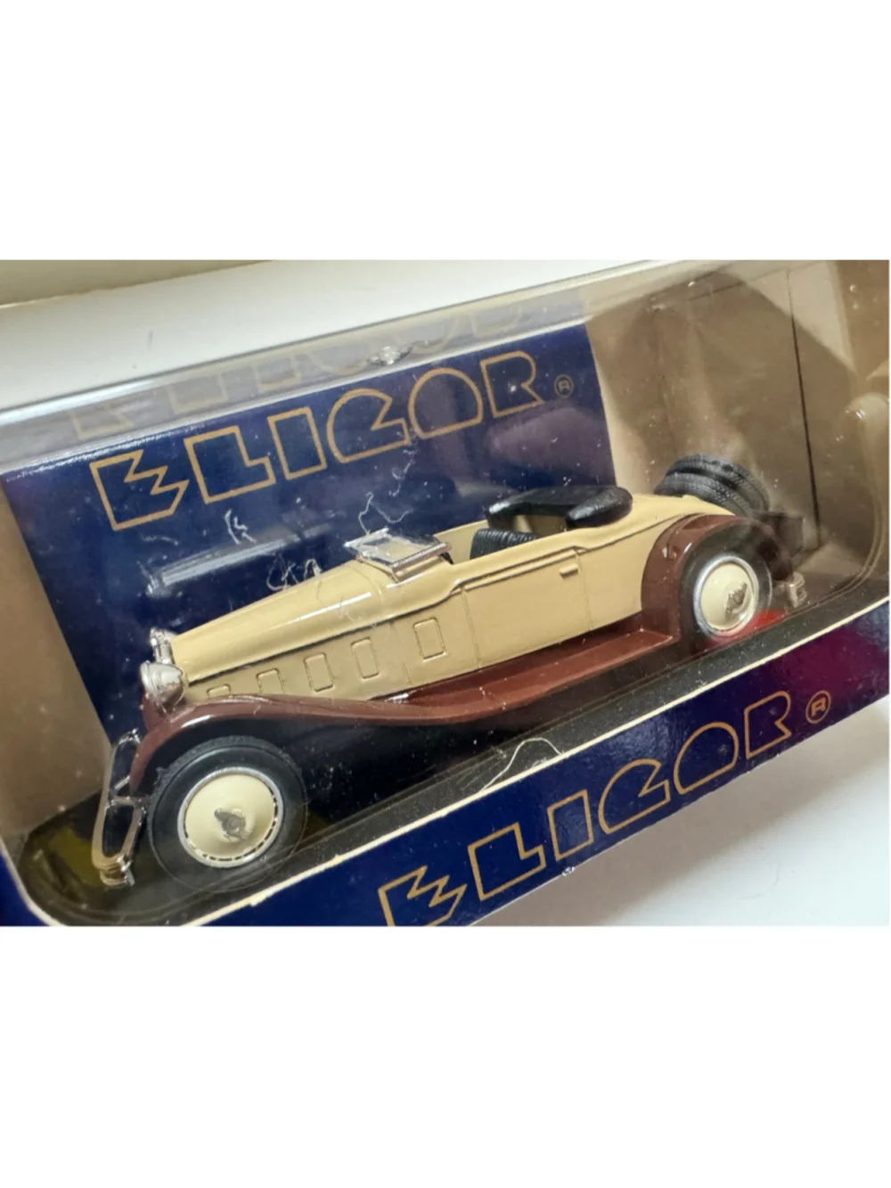 Eligor Diecast 1934 Delage D8 Cabriolet Diecast 1/43 Scale - Number 1038